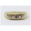 Image 2 : 14K GOLD RING WITH 5 DIAMONDS