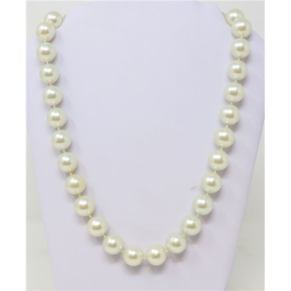 FAUX PEARL BEAD NECKLACE