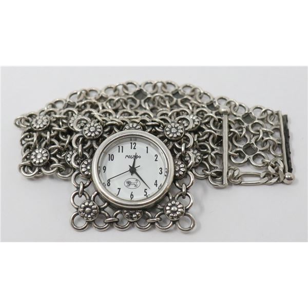SILVER LADIES MEGIDDO WATCH, SEPARATED FROM BRACEL