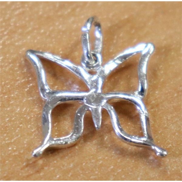 STERLING SILVER BUTTERFLY PENDANT