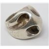 Image 1 : SILVER RING WITH PRIMITIVE PATTERN