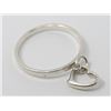 Image 1 : SILVER RING WITH FLOATING HEART