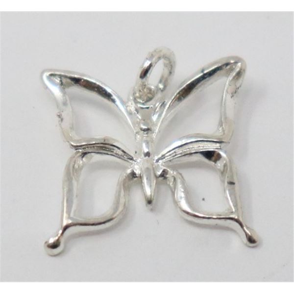 STERLING SILVER BUTTERFLY PENDANT