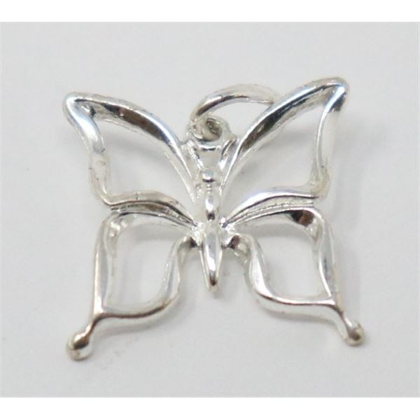 STERLING SILVER BUTTERFLY PENDANT