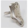 Image 1 : SILVER NUGGET RING