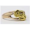 Image 1 : 10K GOLD NUGGET RING