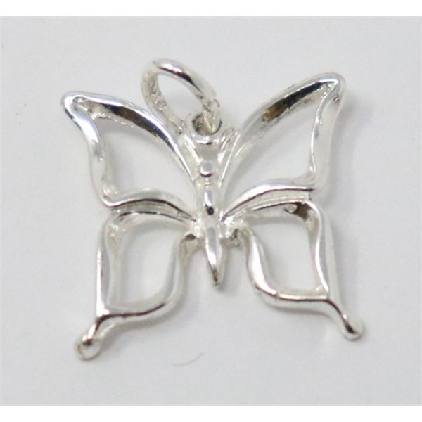 STERLING SILVER BUTTERFLY PENDANT