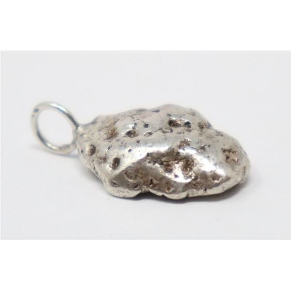 SILVER NUGGET PENDANT