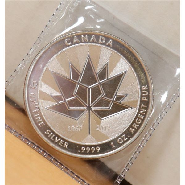 2017 150TH ANNIVERSARY CANADA GOOSE FINE SILVER
