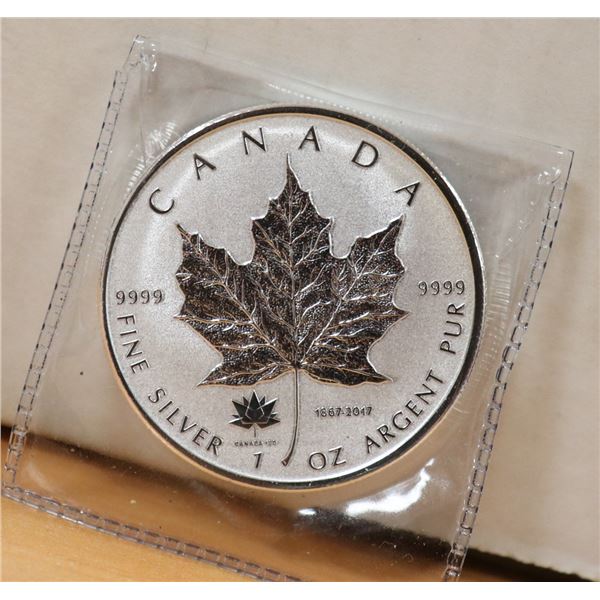 ROYAL CANADIAN MINT 2017 5 DOLLAR FINE SILVER COIN