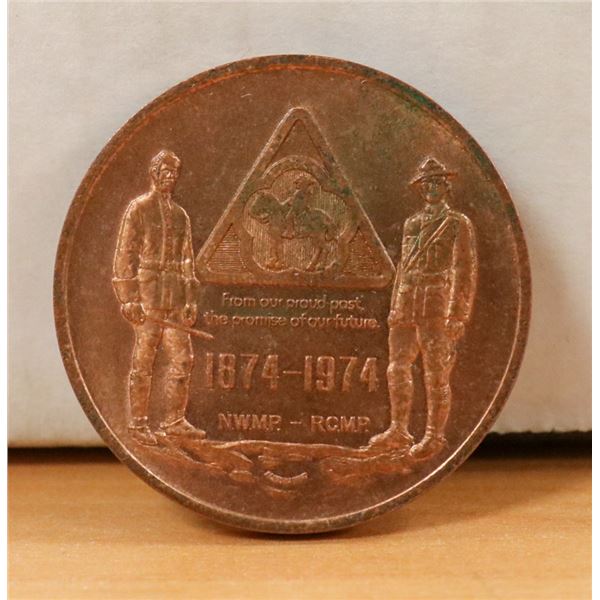 RCMP MUSICAL RIDE 1974 CENTENNIAL MEDALLION