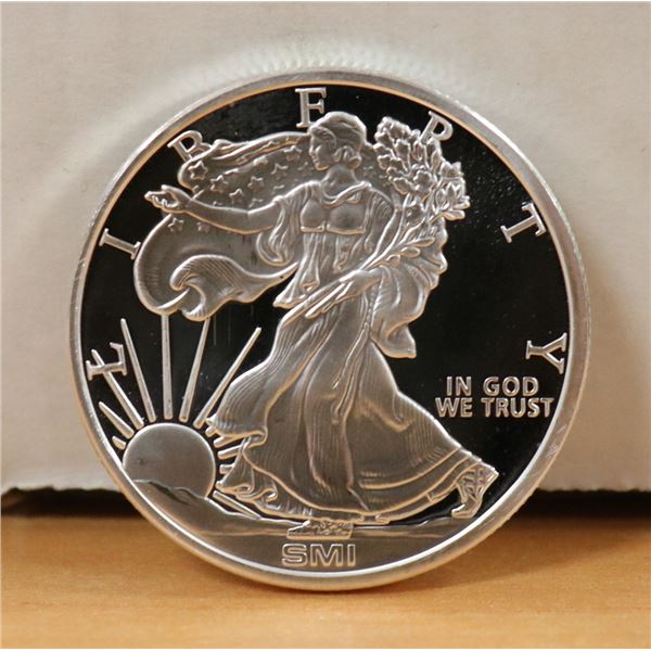 US LIBERTY FINE SILVER COIN - 1 TROY OUNCE