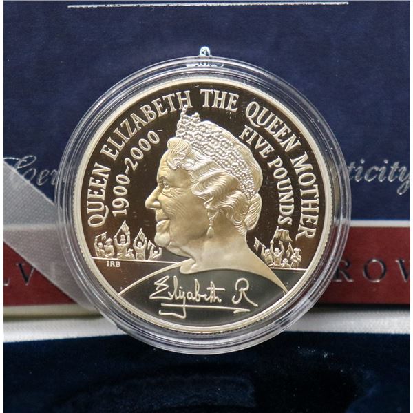 ROYAL MINT (UK) 2000 5 POUND FINE SILVER COIN