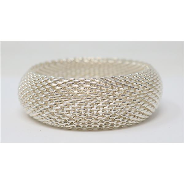 STERLING SILVER TIFFANY BANGLE BRACELET
