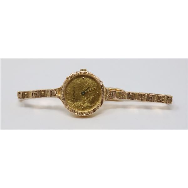LAPPONIA 14K GOLD LADIES WATCH