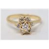Image 1 : 14K GOLD DIAMOND RING