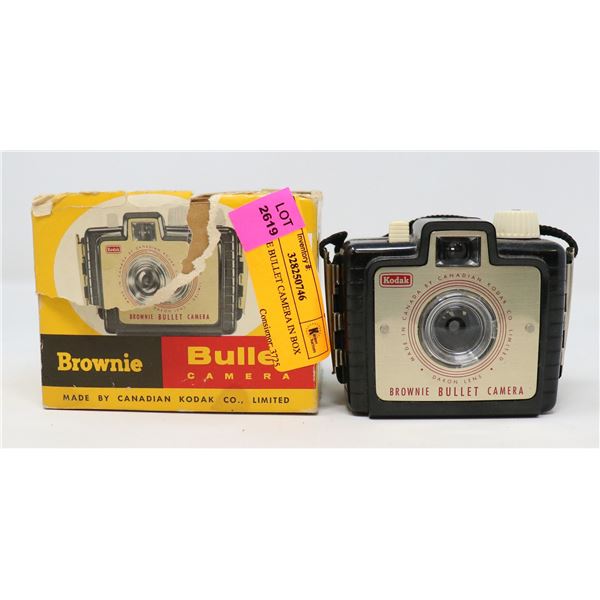 BROWNIE BULLET CAMERA IN BOX