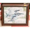 Image 1 : 1950S PAINTING ON BOARD OF USAF FIGHTER PLANE