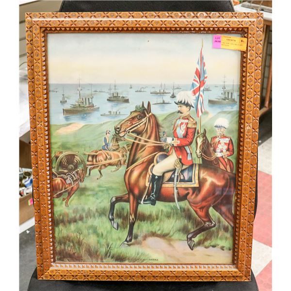 TRAMP ART WW1 ERA MILITARY LITHO BRITAINS