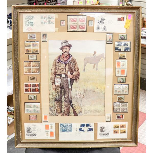 RARE COLLECTORS STAMP SET FRAMED FIRST DAY & MORE