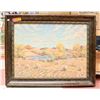 Image 1 : VINTAGE IMPRESSIONIST LANDSCAPE SCENE