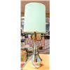 Image 1 : MID CENTURY MODERN BLUE BROWN TONE TABLE LAMP