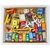 Image 1 : TRAY LOT ASSORTED VINTAGE TOY CARS