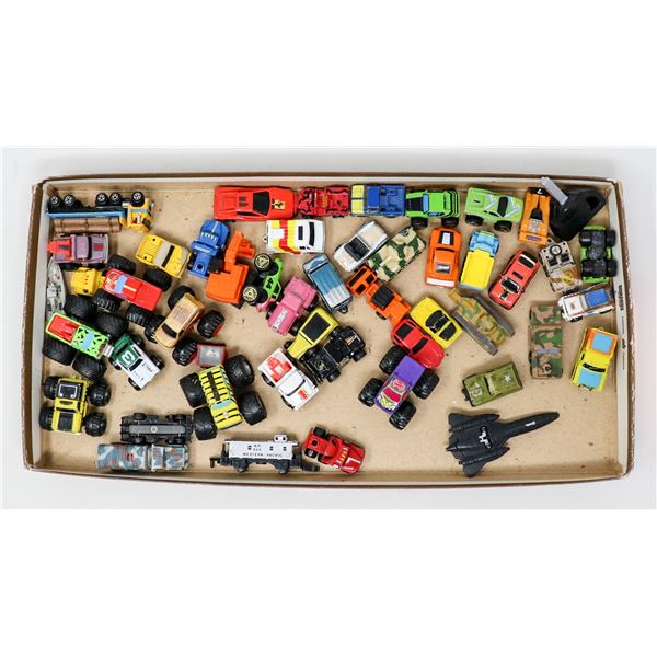 LARGE LOT OF ASSORTED VINTAGE MICRO MACHINE CARS