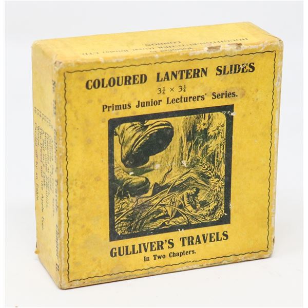ANTIQUE LANTERN SLIDES GULLIVERS TRAVELS