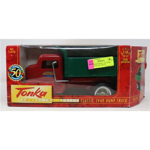 50TH ANNIVERSARY 1949 TONKA TRUCK DIE CAST METAL