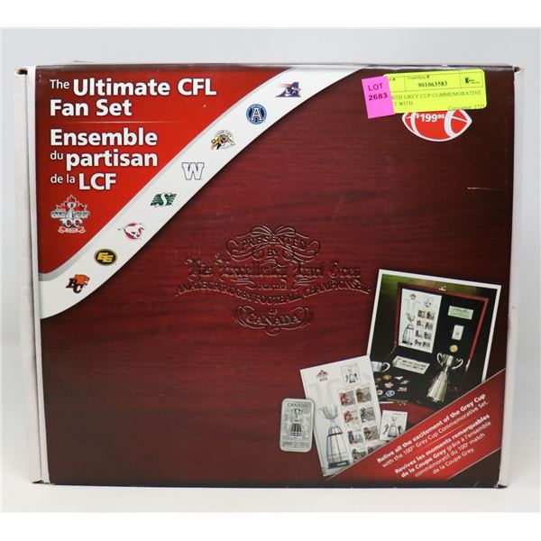 100TH GREY CUP COMMEMORATIVE SET WITH