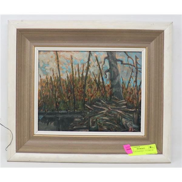 RL EADLEE PAINTING OF LAKE OF BAYS