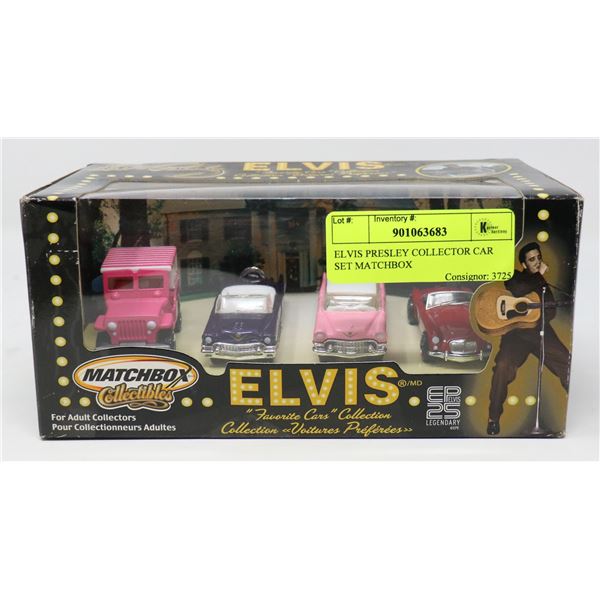 ELVIS PRESLEY COLLECTOR CAR SET MATCHBOX