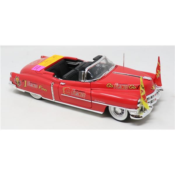 1/18 SCALE DIECAST CADILLAC CALGARY FLAMES