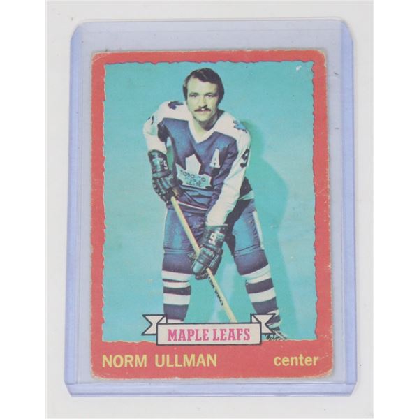 1973 NORM ULLMAN HOCKEY CARD