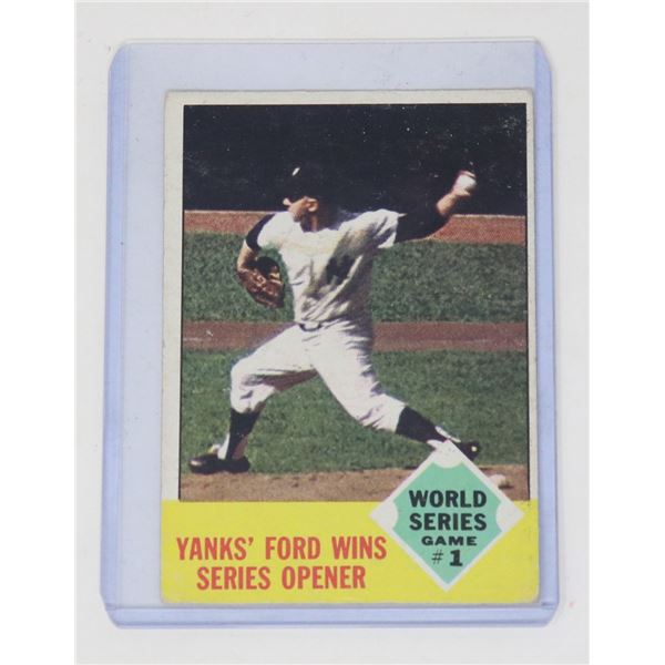 1963 YANKEE WORLD SERIES CARD