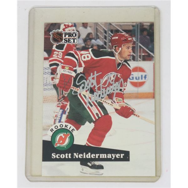 AUTOGRAPHED SCOTT NIEDERMAYER RC