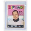 Image 1 : 1967 GLEN HALL ALL STAR CARD