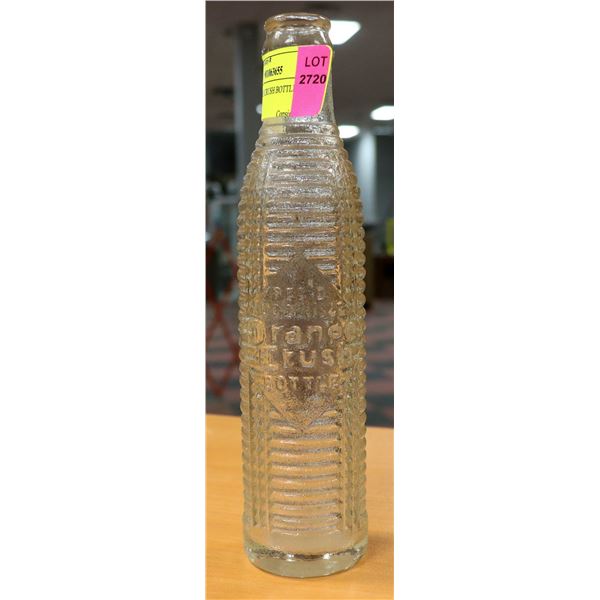 1922 ORANGE CRUSH BOTTLE CLEAR