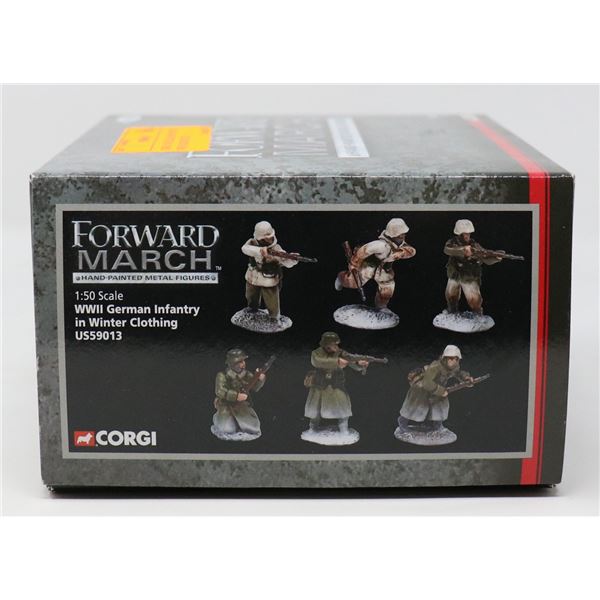 CORGI 1/50 SCALE HAND PAINTED WW2 SOLDIER SET IN