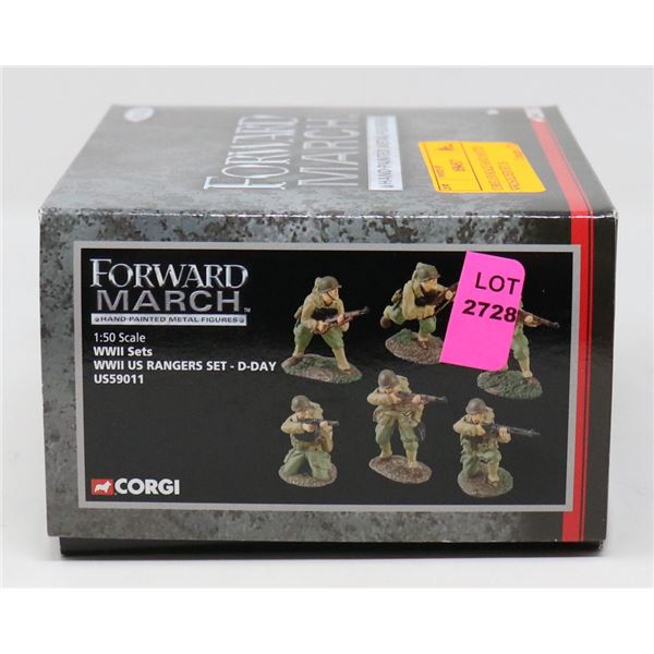 CORGI 1/50 SCALE HAND PAINTED WW2 SOLDIER SET IN