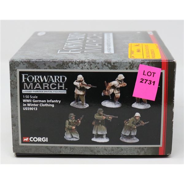 CORGI 1/50 SCALE HAND PAINTED WW2 SOLDIER SET IN