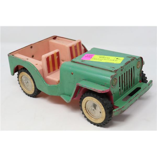 1963 TONKA ELVIS BLUE HAWAII SURREY JEEP FOR