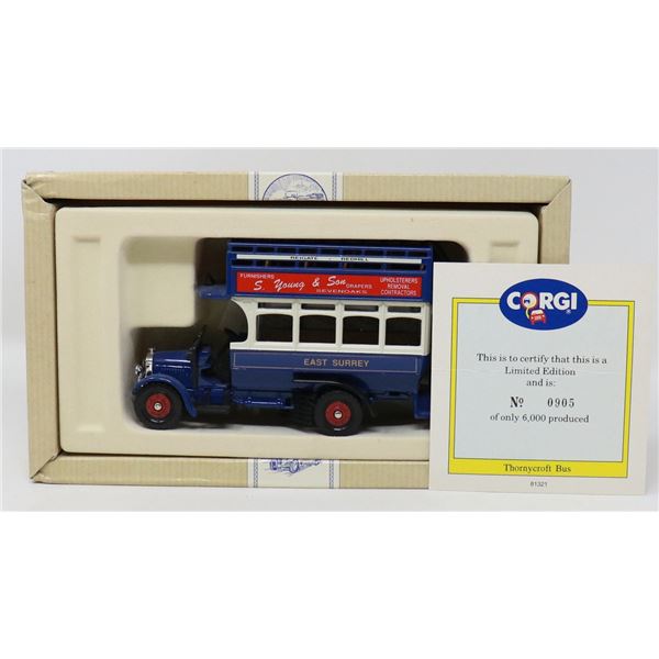 CORGI COLLECTORS THORNYCROFT BUS SET IN BOX