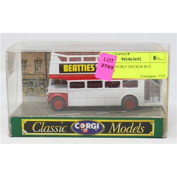CORGI DOUBLE DECKER BUS DIECAST
