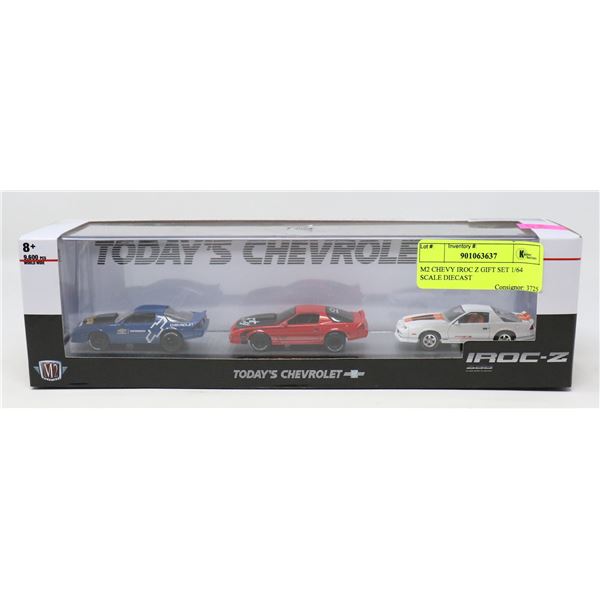 M2 CHEVY IROC Z GIFT SET 1/64 SCALE DIECAST