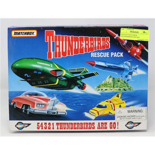 VINTAGE MATCHBOX THUNDERBIRDS GIFT SET