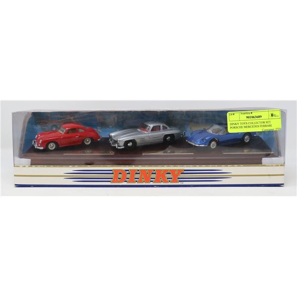 DINKY TOYS COLLECTOR SET PORSCHE MERCEDES FERRARI