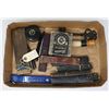Image 1 : BOX OF ASSORTED SHAVING ACCESSORIES W 2 RAZORS