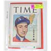 Image 1 : AUTOGRAPHED EDDIE ARCARO TIME COVER TRIPLE